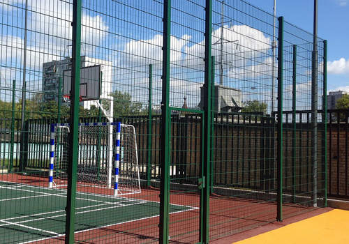 2Д забор для футбольной площадки в Самаре