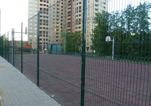 3Д забор для футбольной площадки в Самаре